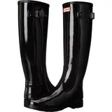 HUNTER Damen Original Refined Gloss Gummistiefel, Schwarz, 38 EU Schmal - 38 EU