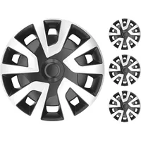 M MOTOS Set 4er Radkappen 16 Zoll - Lachen Sie über Kratzer mit diesen flexiblen, leichten Radkappen 16 Zoll. Einfache Installation, Keine Werkzeuge erforderlich, Schutz vor Verblassen!