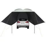 Fahrzeugmarkise, 10' x 7' Schatten spendende Seitenmarkise fürs Auto, PU2000mm UV50+ mit erweiterten Seitendächern und tragbarer Aufbewahrungstasche,