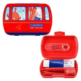 Curaprox Zahnbürste KIDS Travel-Set rot 1 Set