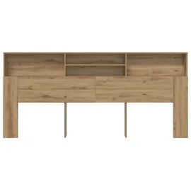 vidaXL Kopfteil Schrank Artisan-Eiche 220 x 19 x 101,5 cm