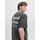 JACK & JONES Rundhalsshirt JORNORREBRO TYPO TEE SS CREW NECK NOOS Baumwolle, relaxed fit grau S (48)
