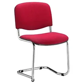 NOWY STYL 2 Nowy Styl Besucherstühle Iso Swing ISO SWING CHROM C29 bordeaux Stoff