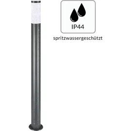 monzana Wegeleuchte Edelstahl 100cm IP44 inkl. Bewegungsmelder Anthrazit