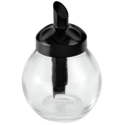 Metaltex Zuckerstreuer, 160 ml, Praktischer Zuckerspender zum einfachen Dosieren, Farbe: schwarz