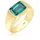 ELLI PREMIUM Ring Siegelring Edelstein Trend Statement 925 Silber