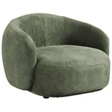 Home Deluxe Sessel CASARA Webstoff 99 x 72 x 104 cm Dunkelgrün