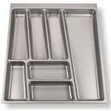 SOTech Besteckeinsatz ORGA-BOX II 40,5 x 4,5 x 46,2 cm 1-tlg. silbergrau