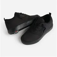 Heelys Pro 20 (HES10430) Schuhe mit Rollen und Absatz, dreifach schwarzes Segeltuch, Größe 36 - 35 EU