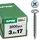 SPAX Rückwandschraube 3,5 x 17 mm 3000 Stück