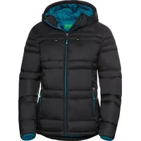 BENETTON Damen Steppjacke, ultraleicht, schnelltrocknend und wärmend - Schwarz - 36