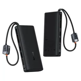 Baseus Powerbank 20000mah 100w Mit Display Und Integrierten Usb-c-kabeln - Schwarz