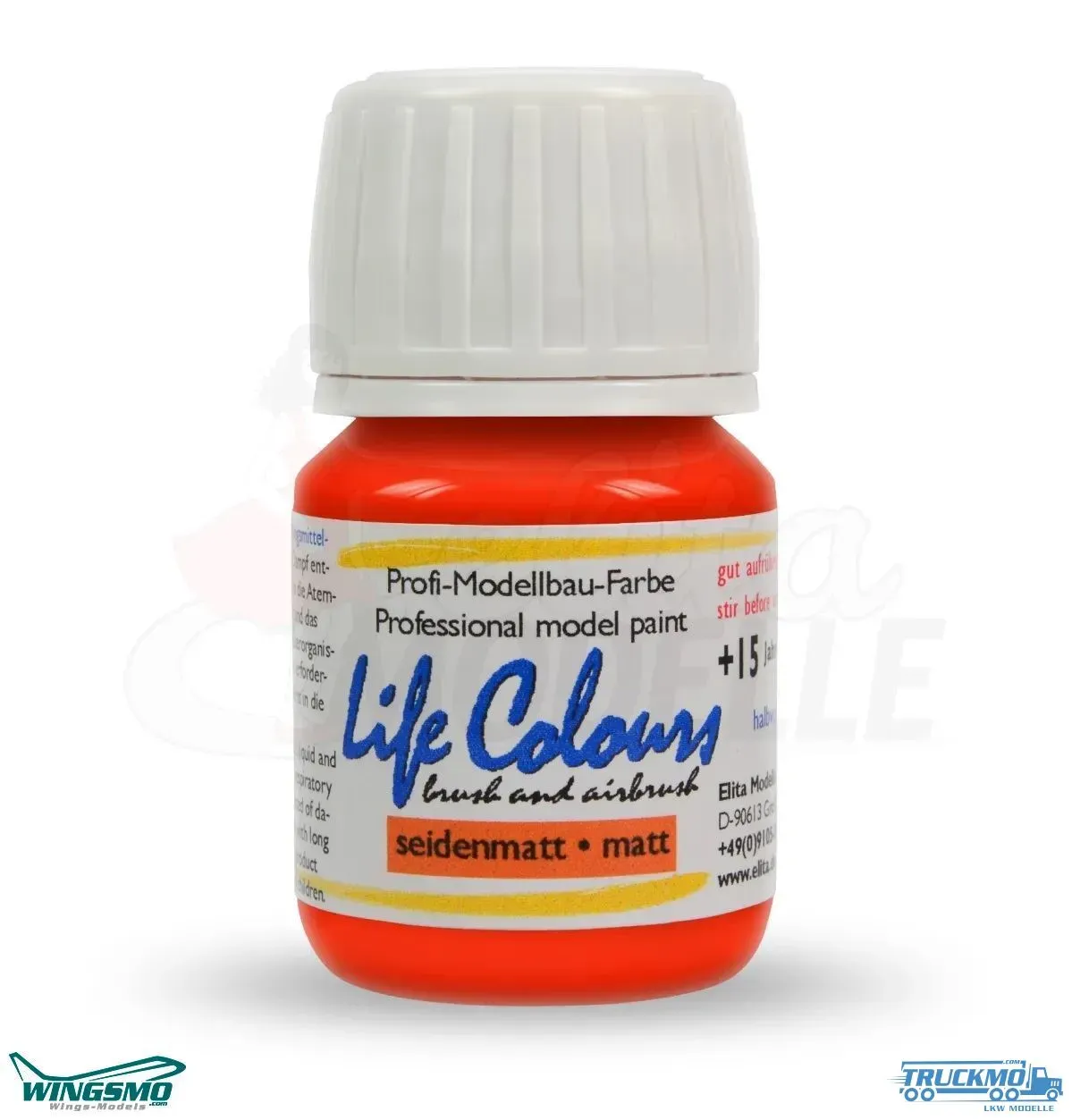 Elita Farben Life Colours RAL 2005 Leuchtorange
