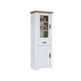 Interlink Vitrine Maluno 68 x 41 x 193,1 cm Weiß