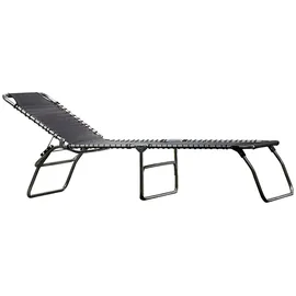 jan kurtz Fiam Amigo XXL Dreibeinliege 207 x 75 x 40 cm schwarz klappbar