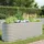 vidaXL Garten-Hochbeet 320 x 80 x 81 cm silber