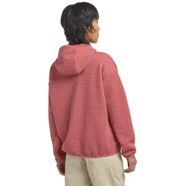 Jack Wolfskin Mogari Hooded FZ Women Fleecejacke mit Kapuze Damen Funktionsjacke, rot - L