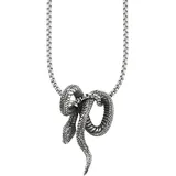 Bruno Banani Kette mit Anhänger schwarz Edelstahl