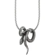 Bruno Banani Kette mit Anhänger schwarz Edelstahl