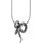 Bruno Banani Kette mit Anhänger schwarz Edelstahl