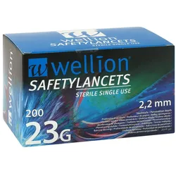 Wellion Lanzetten Safetylancets 23 G