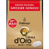Dallmayr Crema d'Oro Mild & Fein Kaffeepads 28 St.