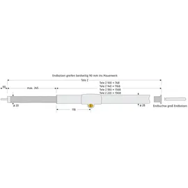 ABUS TELE-Z 100 Chrom AL0145