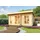 Lasita Maja Gartenhaus Pultdach 5,20 x 4,10 m Natur