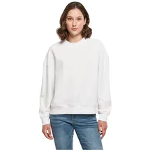 Build Your Brand Oversized Sweatshirt White S