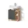 livinity Waschbeckenunterschrank Marano 60 x 65 cm Grau