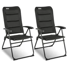 HOMECALL Campingstuhl Hochlehner Schwarz