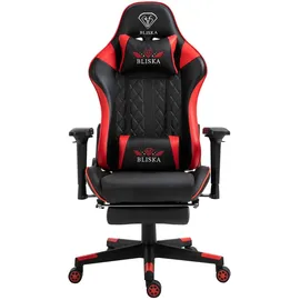 Trisens Harold Gaming Chair schwarz/rot