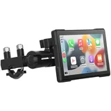 Lescars Motorrad Navi-Display, CarPlay- & Android Auto-kompatibel