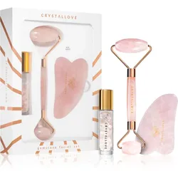 Crystallove Rose Quartz Beauty Set Set für die Hautpflege
