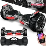 KESSER KESSER® Hoverboard 8,5 Zoll 800 mit Bluetooth Lautsprecher, LED Licht, Kinder Sicherheitsmodus, Dual Motor, Smart Elektro Self Balance Board Hover E-Scooter