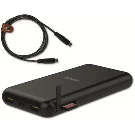 ProUser Powerbank Pro User 20172, 20.000 mAh, 66w, 3-in-1-gerät, Schwarz