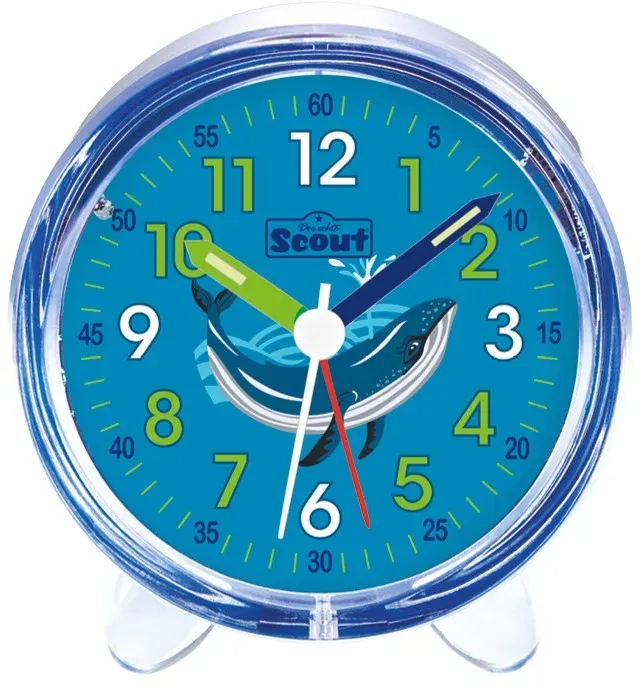 Scout Kinder Wecker Favorit 280001057 Wal blau