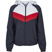 URBAN CLASSICS 3-tone Parka Navy / White / Red M