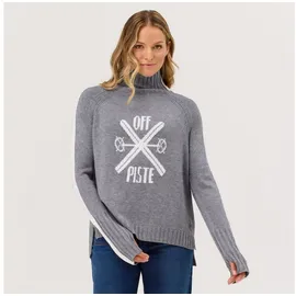 KRIMSON KLOVER Strickpullover Off-Piste Turtleneck in heather grey | Gr.: M
