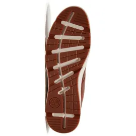 Timberland Mens Mid Lace UP Sneaker rust full grain 9