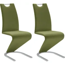 MCA Furniture Amado TOPSELLER!«, (Set), Designstuhl - Kunstleder, olive