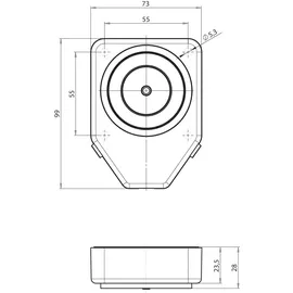 ASSA ABLOY effeff Magnet 830 IS 800N 830-8IS-----F90