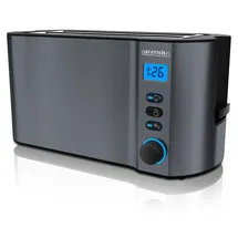 Arendo Toaster Langschlitz schwarz