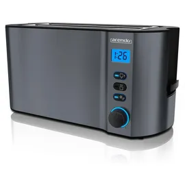 Arendo Toaster Langschlitz schwarz