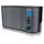 Arendo Toaster Langschlitz schwarz
