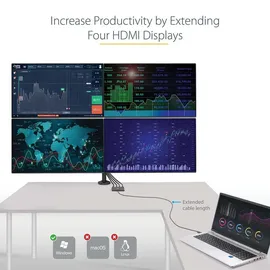 Startech USB 3.0 zu HDMI Adapter, Grau