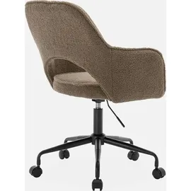 sweeek Bürostuhl Bouclé Taupe