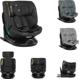 KIKKABOO Kindersitz i-Tour i-Size (40-150 cm) Gruppe 0+/1/2/3, Isofix, drehbar schwarz