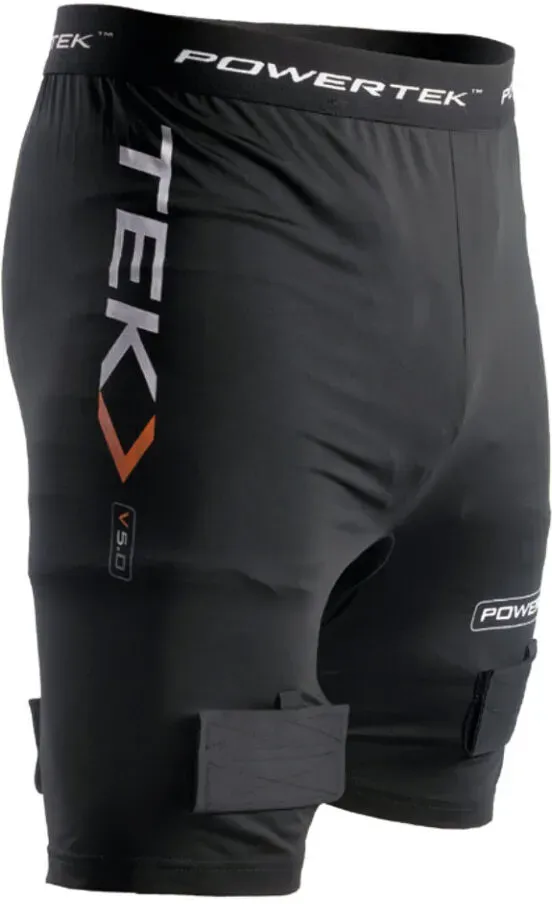 Kompressionsshorts POWERTEK  V5.0 Bambini (Youth) S/M - Weiß,Schwarz