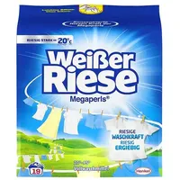 1x1140g Weißer Riese Megaperls Voll-Waschmittel 38WL | Riesig stark ab 20 Grad